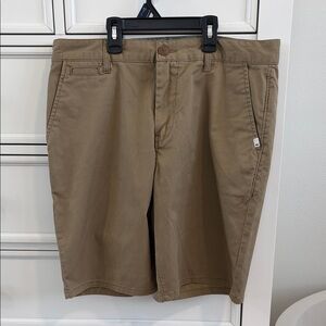 Quiksilver Men's Khaki Flat Front Shorts